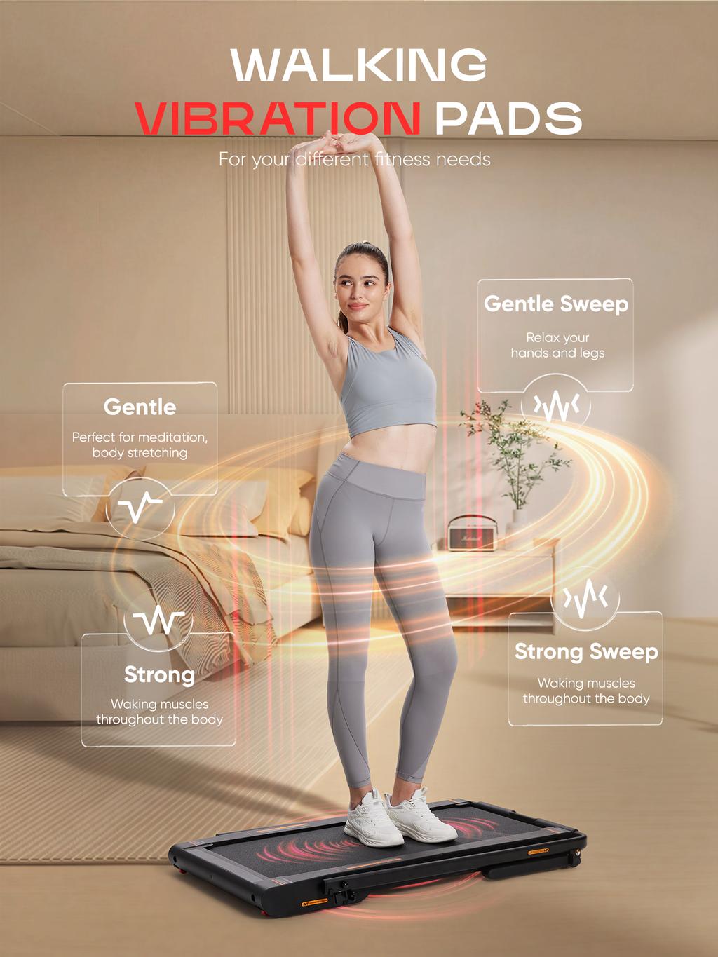 P3pro Walking Vibration Pad